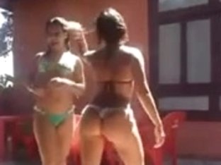 Sexy Group Bikini Tanga Dancing