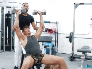 Big dick gay anal sex with cumshot