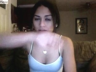 Hot Latina Teen Teases On A Webcam