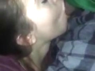 Nice Amateur Chick Blowjob Under The Table