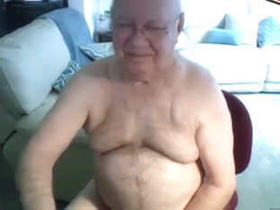 grandpa cum on webcam