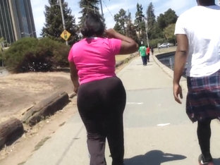 Candid Big Booty Walking