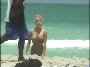 Several Fit Foxy Ladies On A Nudist Beach, Big Boobs, Big Ass Porno