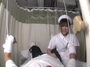 Japanese Nurse Takes Care Of My Throbbing Peter In Sex Movie