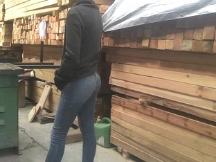 Small Colombian Ass Buying Wood