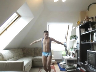 Crazy male in exotic solo male, amateur gay sex movie