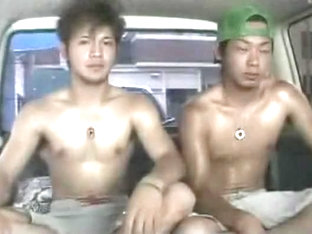 Horny male in crazy asian gay sex clip