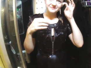 hair wash in sexy dress