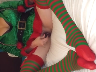 Santa Helper Orgasming