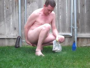 My Micropenis And Big Sissy Pussy Outside