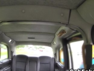 British Teen Flashing Panties In Fake Taxi