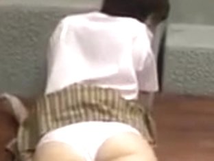 Japanese Girl Rubbng A Guys Cock