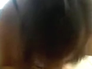 Bewitching dark brown oral-stimulation and cum drink