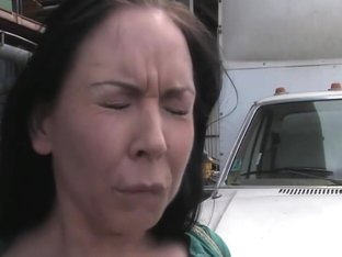 Julie Night Fisted And Fucked In The Junkyard