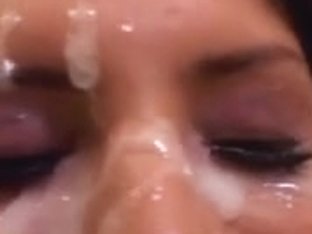 Facial with 6 cum - VERY HAWT!