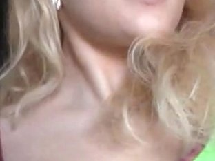 Busty Blonde Shaking Her Body