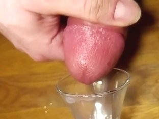 120fps Close Up Huge Cum Shot To Shot Glass