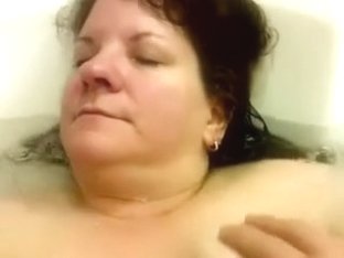 Playing With Big Milk Cans Of My Naughty Large Alluring Woman Aged Wife In Jacuzzi