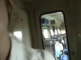 Daring beautiful legal age teenager blows on public educate